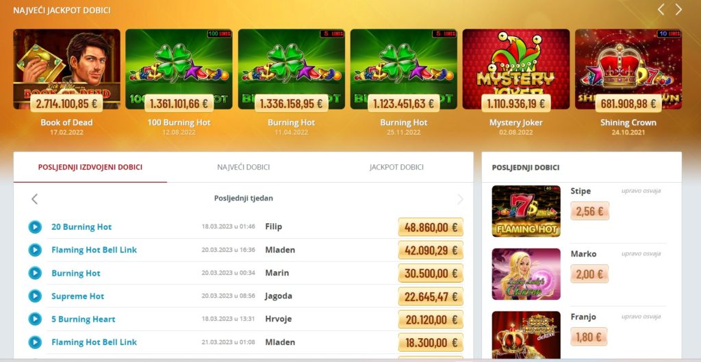 SuperSport casino jackpot