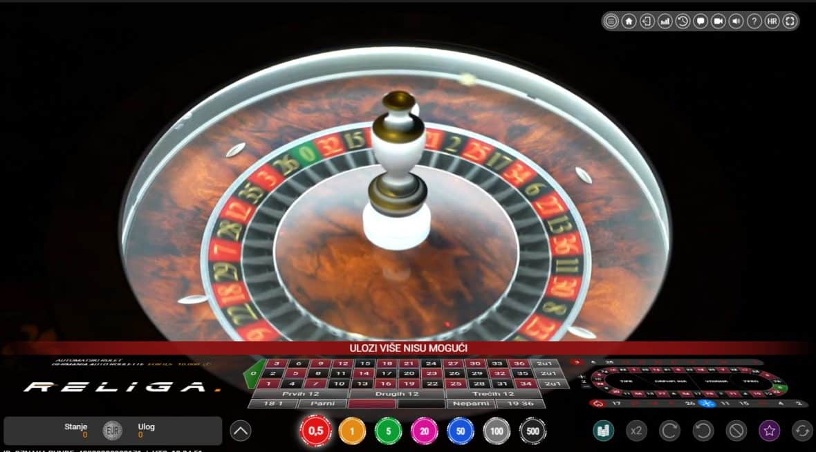 Casino igre uživo - rulet