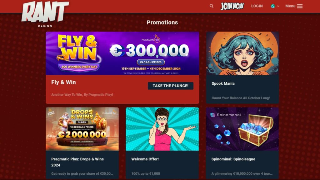 Rant casino promocije